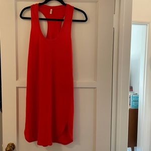 Lanston Red Tank Dress